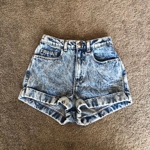 High waisted shorts